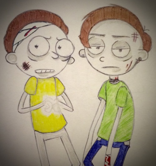 Rick & Morty Sketch/Drawing Examples - Blue Lemonade