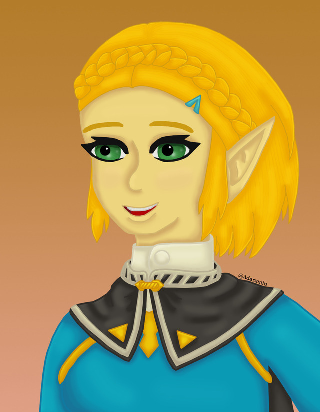 An Artist That’s Making Games — I love Zelda new hairstyle! It is soo ...