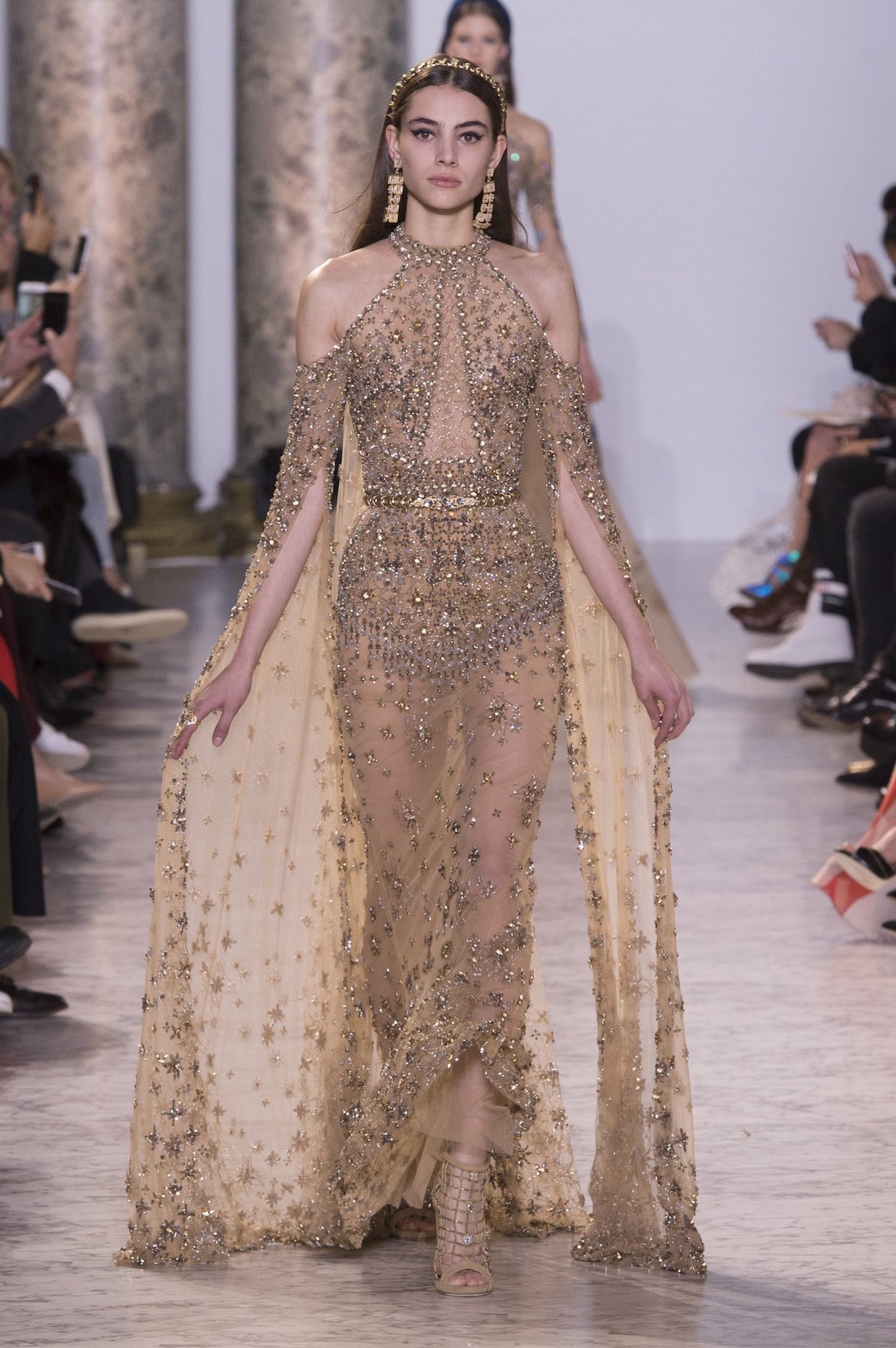 fdm LOVES || FashionDailyMag - GOLD gowns. ELIE SAAB couture ss17. (ph...
