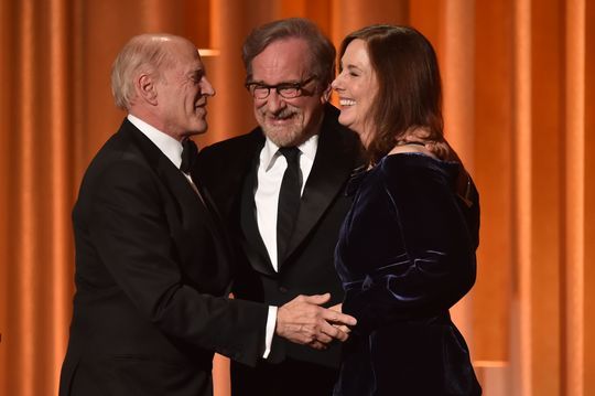 Steven Spielberg honors Frank Marshall and Kathy... - I'll see you when ...