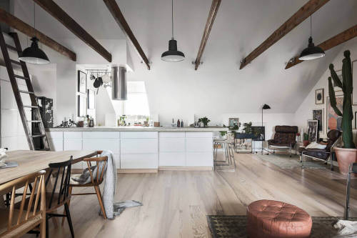 weisscreativ:Sophisticated attic homeBuen estilo