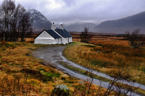 pagewoman:Black Rock Cottage,Glencoe, Scottish Highlandsby...