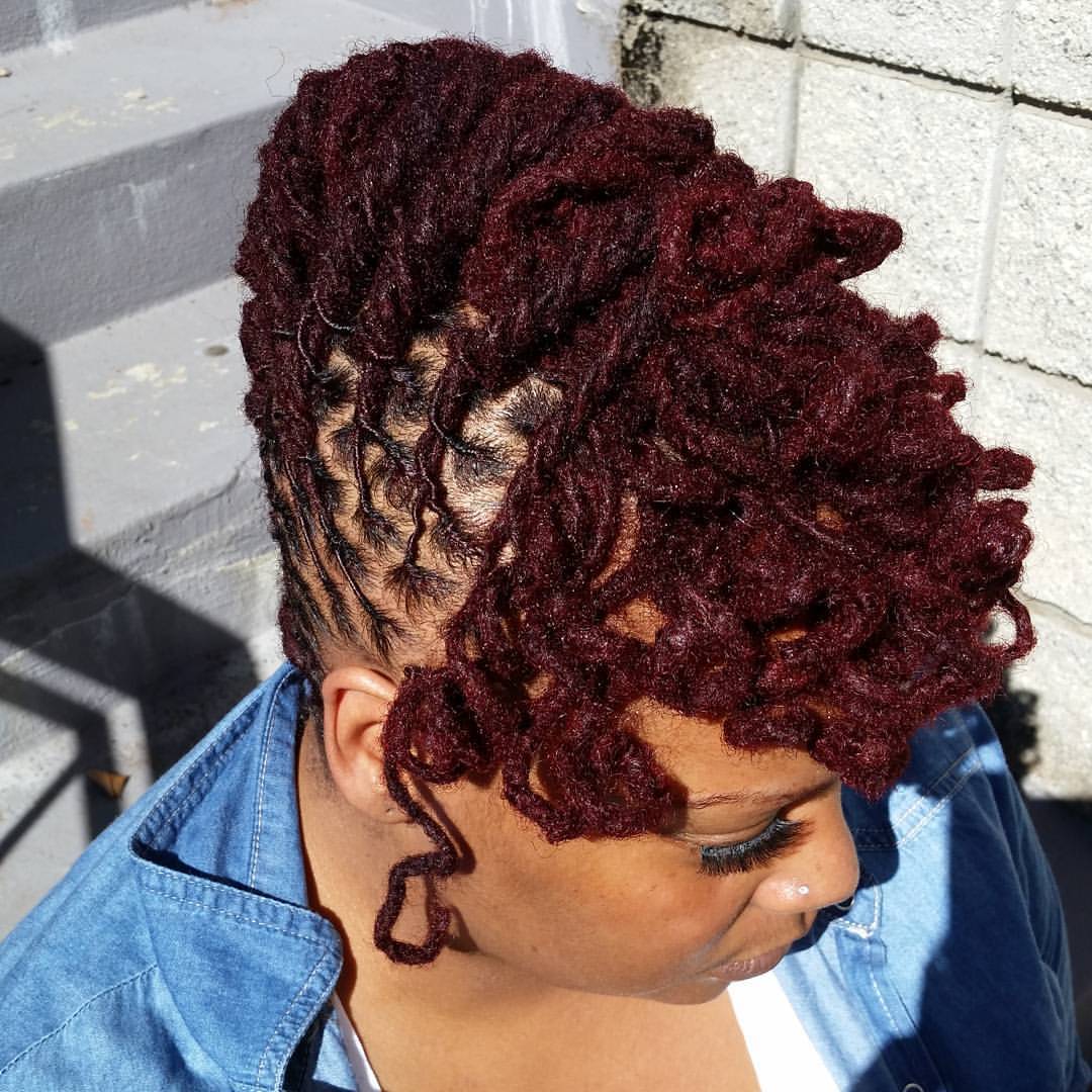 Natural Hair Health Wellness Barreled Flat Twist Updo With