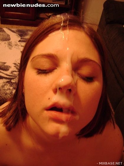 Cum Covered Teen Faces