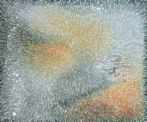 my-kelde:Barbara Takenaga. Outset, 2018.acrylic on linen