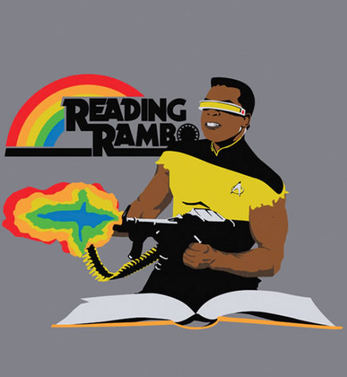 elegantpaws:epicjohndoe:Reading Rainbow With A Twist:)