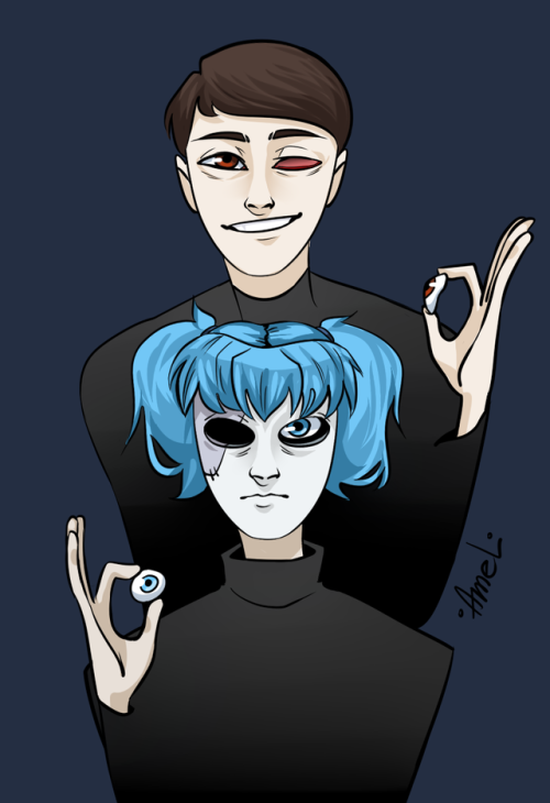 sallyface sally face sally fisher prosthesis self portrait drawing my art fanart
