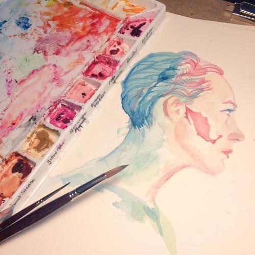 Still streaming watercolor work over at my Twitch channel! EDIT:...