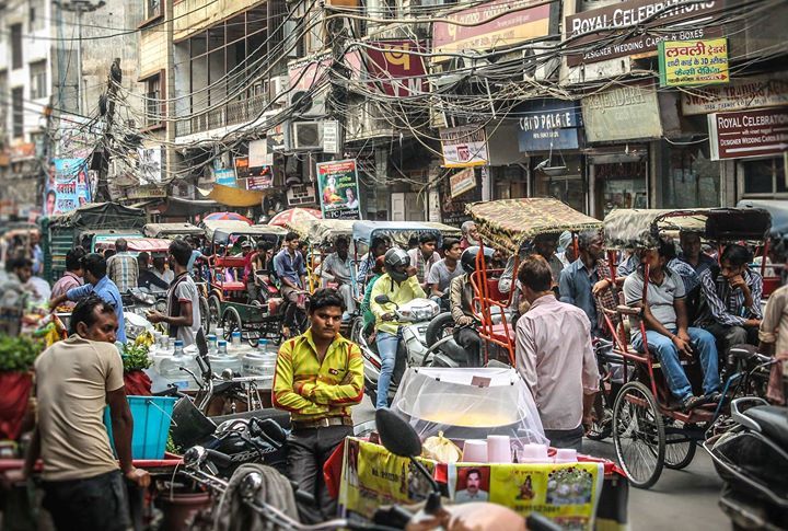 Delhi Food Yoga — A busy day in Chawari Bazar market for wedding...