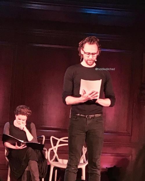 maryxglz:Tom Hiddleston at Dickens vs Tolstoy Debate, October...