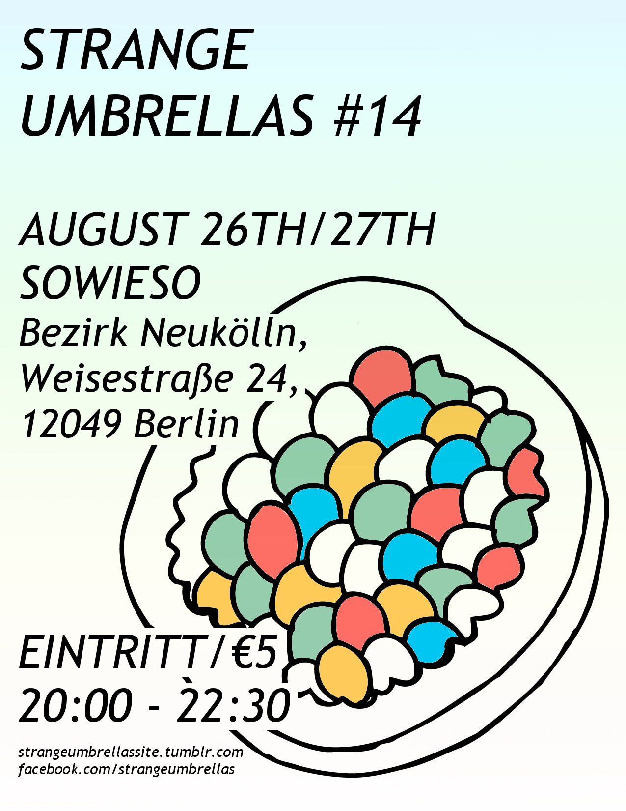 strange umbrellas