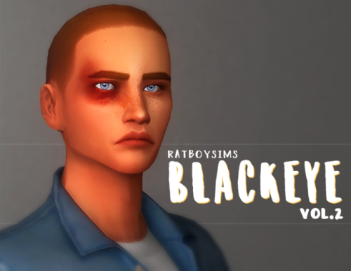 ratboysims:updated my blackeye cc, if you have the old one...