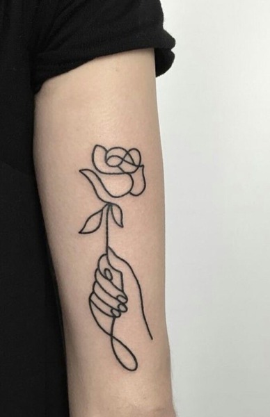 tumblr tattoos flowers