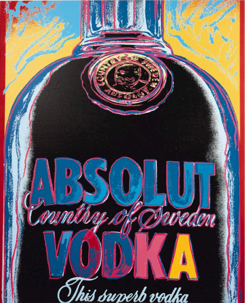 lonequixote:Absolut Vodka ~ Andy Warhol