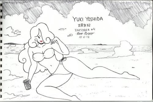 drawboxcomics:Inktober Day 4: Yuki Yoshido