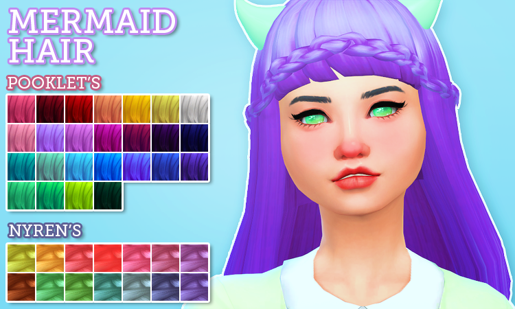 Sims 4 Mermaid Hair Cc 35 Images The Sims 4 Mermaid Stealthic Images ...
