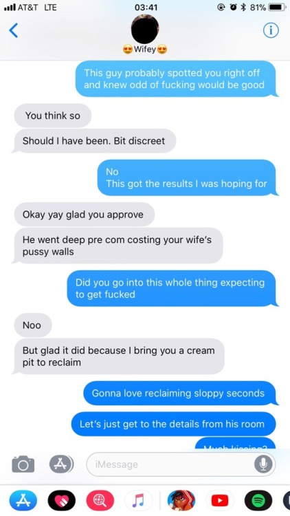 hotwife text message tumblr