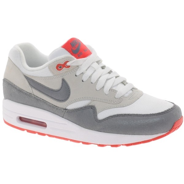 red and gray nikes