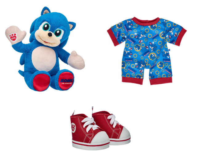 sonic the hedgehog build a bear 2020