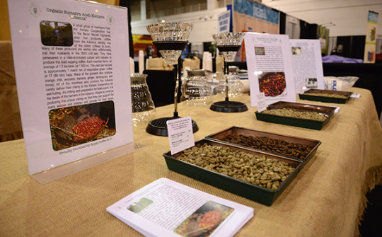 Royal New York's specialty coffee booth at Coffee Fest Chicago 2015