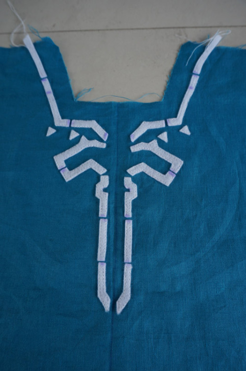 blue champion tunic