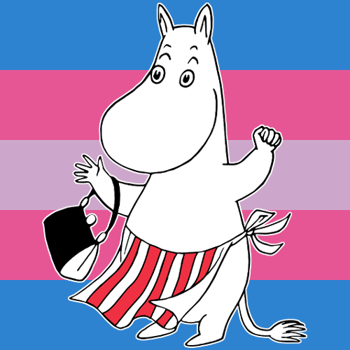 pridesthetic:trans woman moominmamma | bi trans moominmamma | bi...