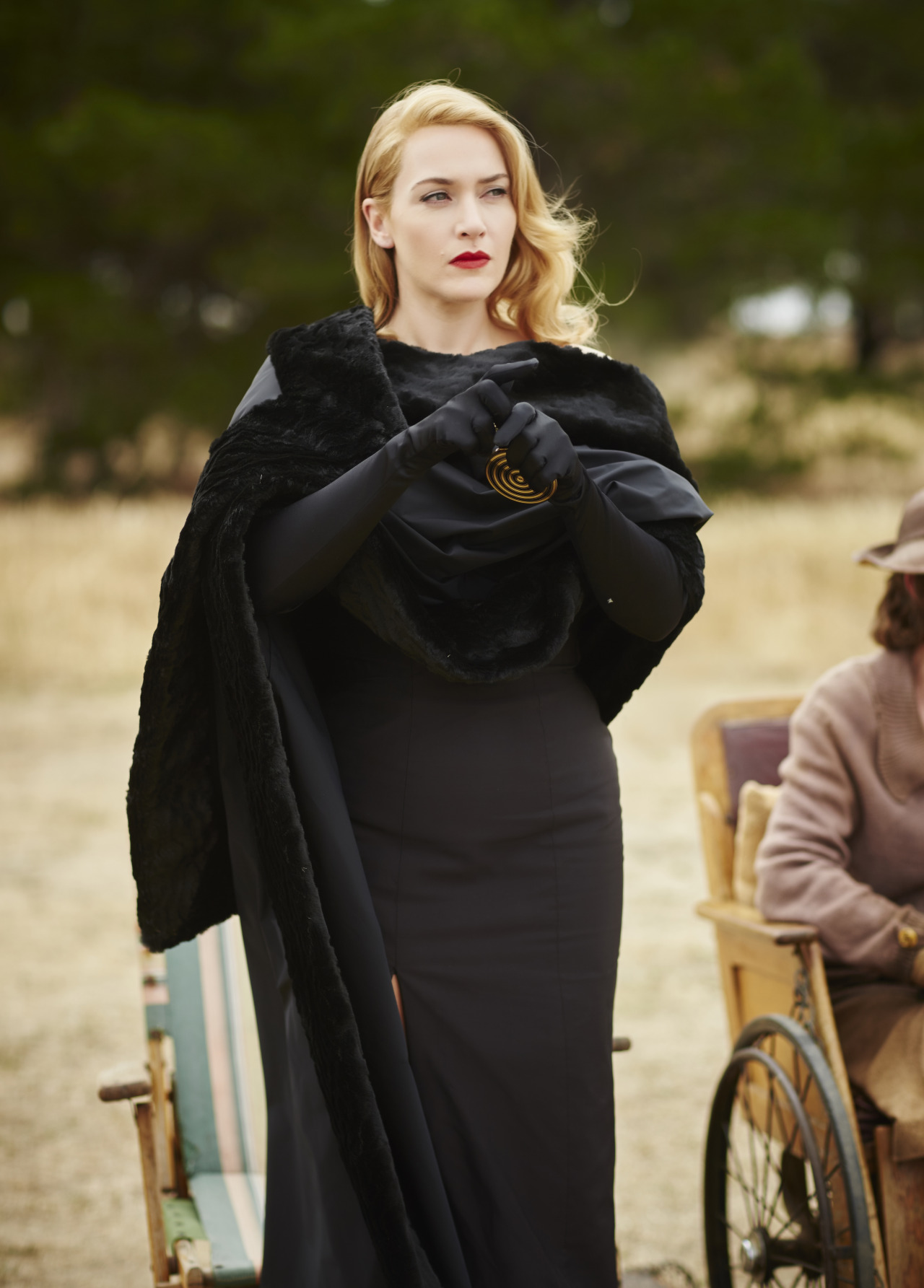 Celebrities in Gloves — Kate Winslet in The Dressmaker