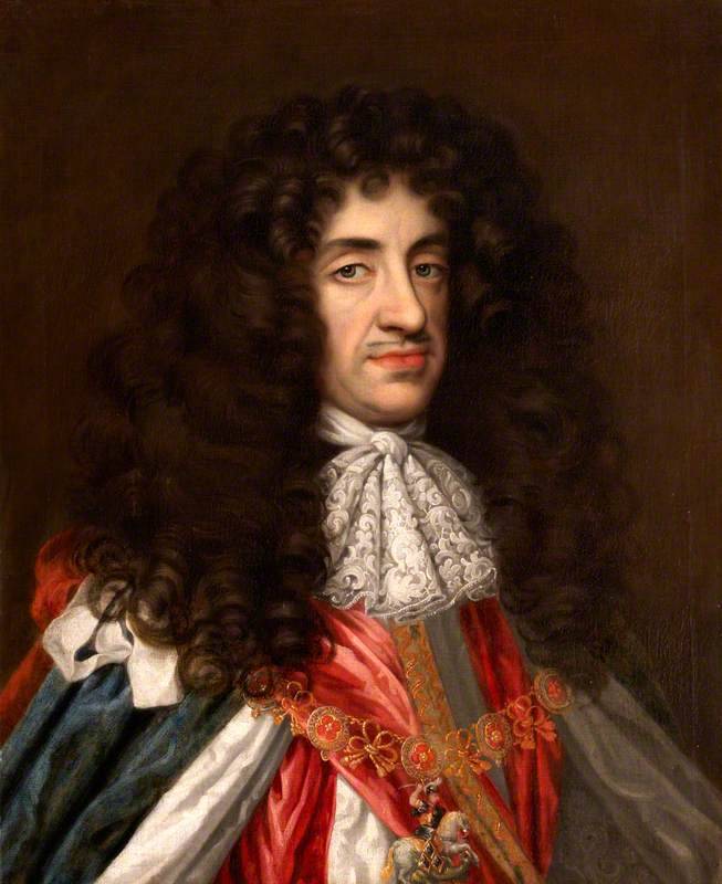 The Stuarts, Charles Ii (1630–1685), In Garter Robes By Henri