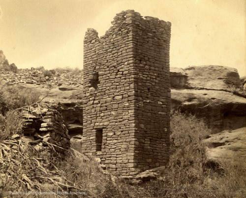 pogphotoarchives:Square tower, McElmo Canyon,...