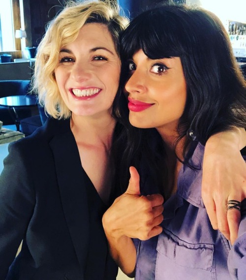 doctorwho:It’s Jodie Whittaker and Jameela Jamil! (