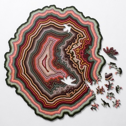 mymodernmet:Every One of These Geode-Inspired Jigsaw Puzzles...