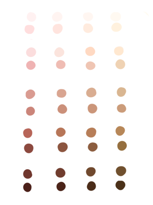 skin tones on Tumblr