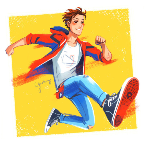 yuoling:I feel like Peter would have a Spider-man hoodie. He’d...