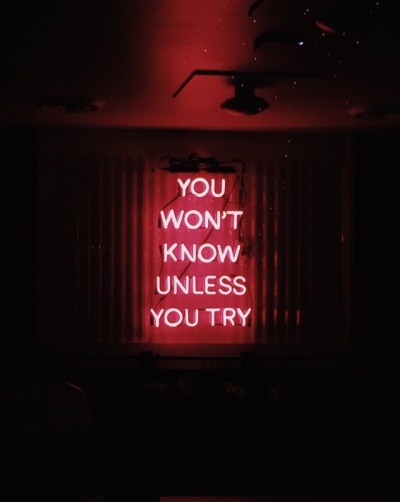 Neon Dark Red Aesthetic Quotes - halvedtapes