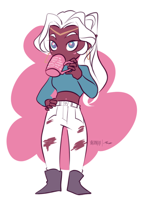 yaboykeiji:Some icons! And an Allura from twitter drinking out...