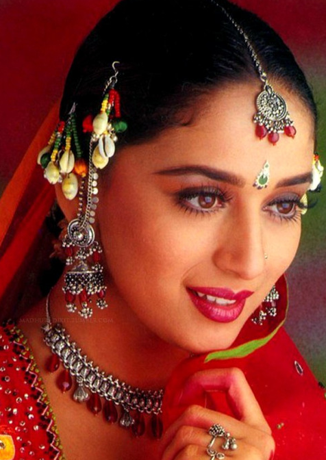 Madhuri Dixit - Queen of the 90s bindis. Though I... - Vintage Indian ...