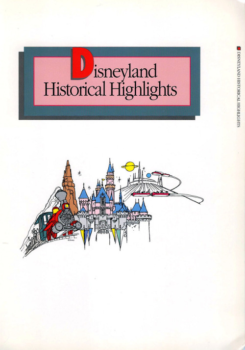 gameraboy:1990 Disneyland story booklet for the 35th anniversary...