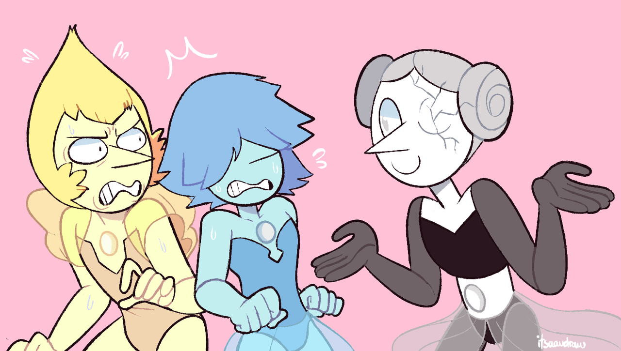 I’m sad we never got to see these three interact, but I imagine they’d be just as freaked out by her as their Diamonds were