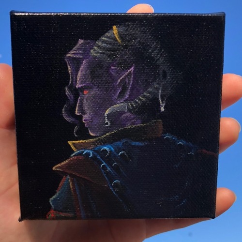 A Light in the Darkness~~another mini painting!! I had to paint...