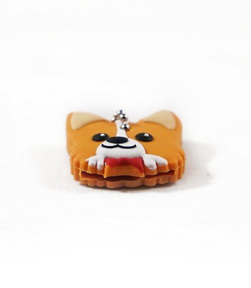 whirelez:Nayo The Corgi special soft rubber key...