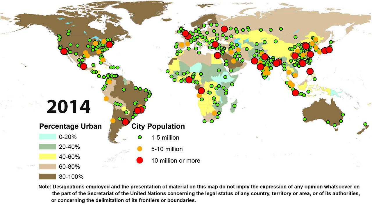 looking towards the future of world urban development, cities of the global south will: urp 3001