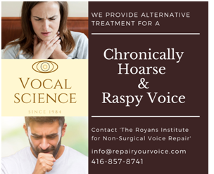 hoarse voice