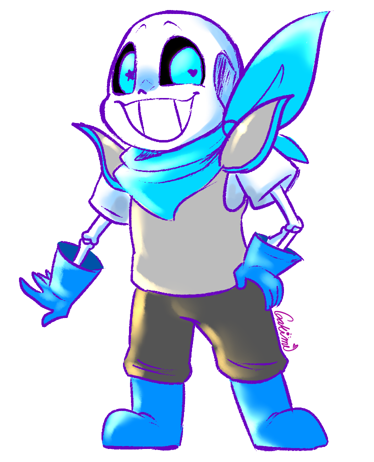 BRRAH! — Blueberry sans doodle! Requested by @unknownpov