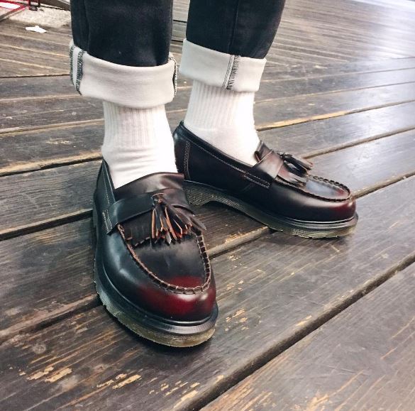 doc martens white socks