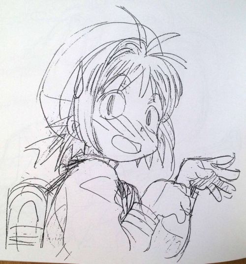 drawn-man:Cardcaptor Sakura - Key frame animation