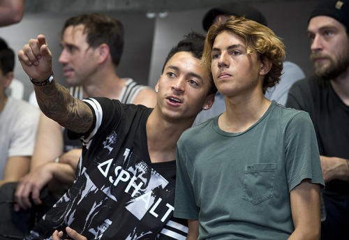 streetleaguefandom:Nyjah Huston and Curren Caples at Tampa Pro...