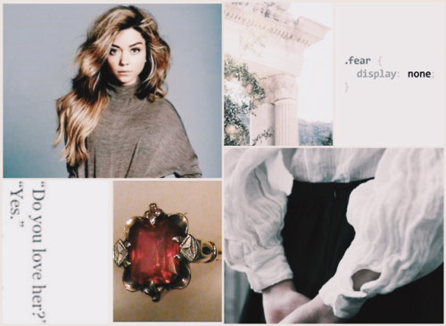 rosegoldsunrays:Character aesthetic: Sybil Vasco“Do not...