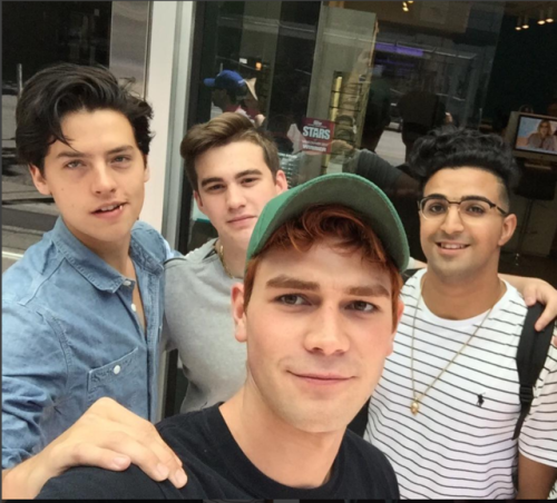 whentheygolow:Boyfriends out on Robson Street in Van City today...