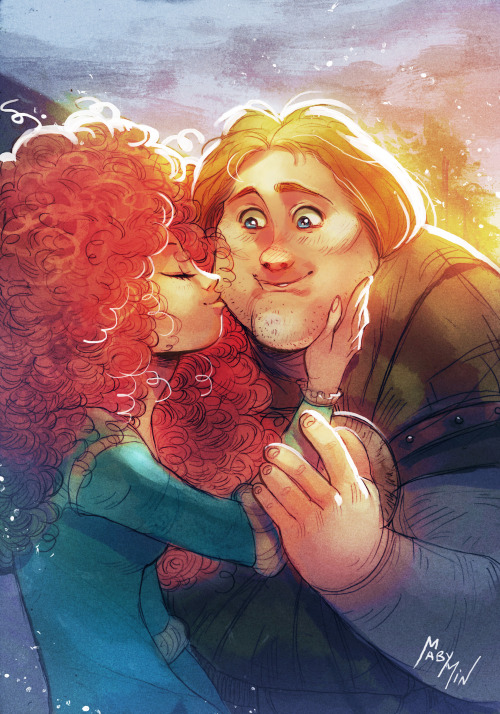 brave merida and young macguffin