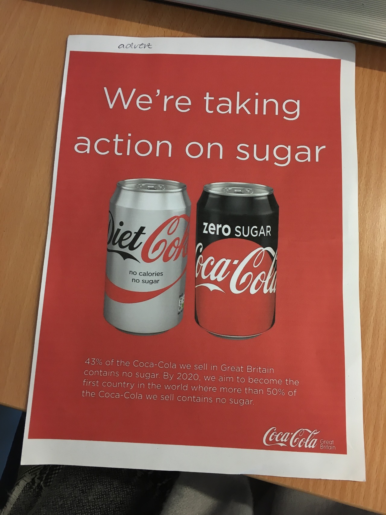 Sample Advertisement For Coca Cola